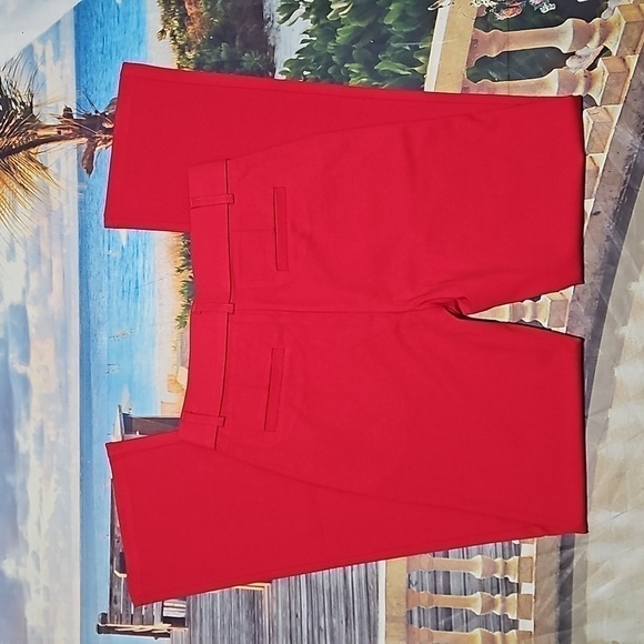 iChosy Comfort Barely Bootcut Stretch Red Dress Pants Size 4 NWT - Picture 7 of 8